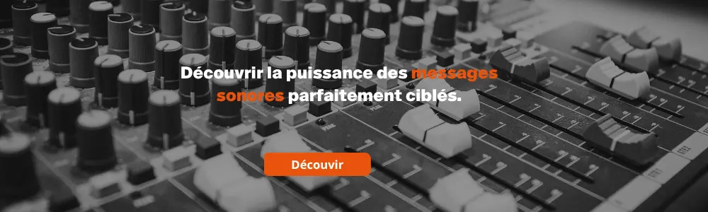 Messages sonores en point de vente